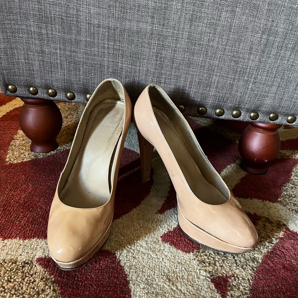 Stuart Weitzman Patent Leather Pump
